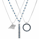 Sports Jewelry NFL - Carolina Panthers Trio Necklace Set JM Sports-7