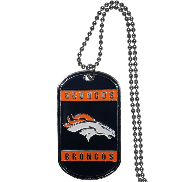 Sports Jewelry NFL - Denver Broncos Tag Necklace JM Sports-7