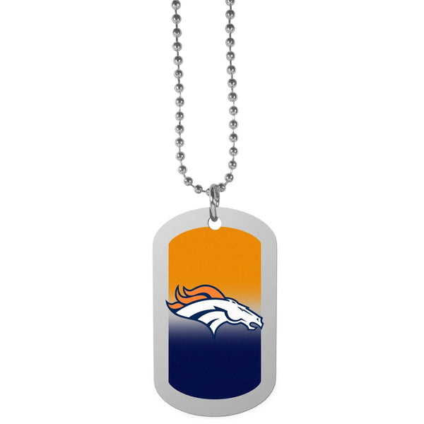 Sports Jewelry NFL - Denver Broncos Team Tag Necklace JM Sports-7