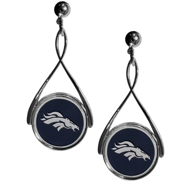Sports Jewelry NFL - Denver Broncos Tear Drop Earrings JM Sports-7