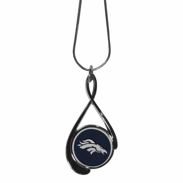Sports Jewelry NFL - Denver Broncos Tear Drop Necklace JM Sports-7