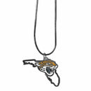 Sports Jewelry NFL - Jacksonville Jaguars State Charm Necklace JM Sports-7