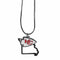 Sports Jewelry NFL - Kansas City Chiefs State Charm Necklace JM Sports-7