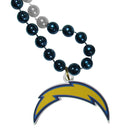 NFL - Los Angeles Chargers Mardi Gras Bead Necklace