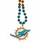 Sports Jewelry NFL - Miami Dolphins Mardi Gras Bead Necklace JM Sports-7