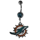 Sports Jewelry NFL - Miami Dolphins Navel Ring JM Sports-7