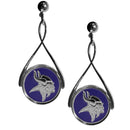 Sports Jewelry NFL - Minnesota Vikings Tear Drop Earrings JM Sports-7