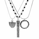 Sports Jewelry NFL - Oakland Raiders Trio Necklace Set JM Sports-7