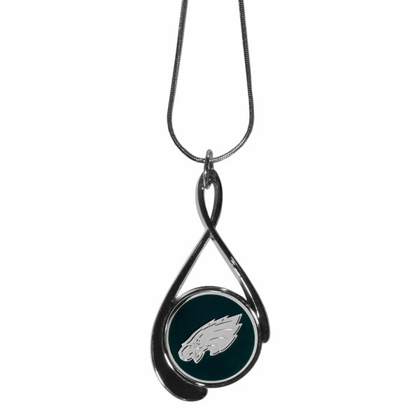Sports Jewelry NFL - Philadelphia Eagles Tear Drop Necklace JM Sports-7