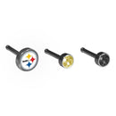 Sports Jewelry NFL - Pittsburgh Steelers Nose Bone Stud Set of 3 JM Sports-7