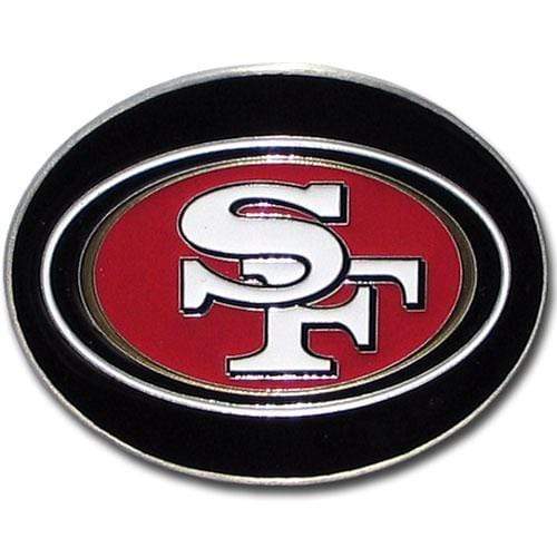 Sports Jewelry NFL - San Francisco 49ers Logo Belt Buckle JM Sports-7