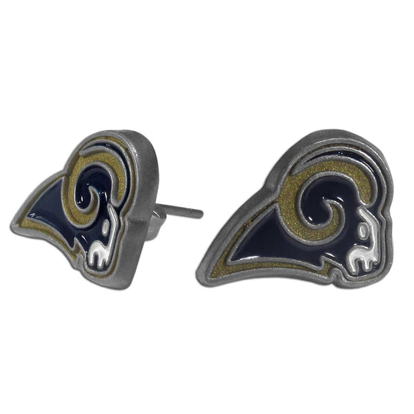 Sports Jewelry NFL - St. Louis Rams Stud Earrings JM Sports-7