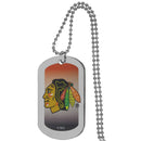 Sports Jewelry NHL - Chicago Blackhawks Team Tag Necklace JM Sports-7