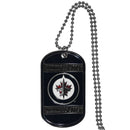 Sports Jewelry NHL - Winnipeg Jetsª Tag Necklace JM Sports-7