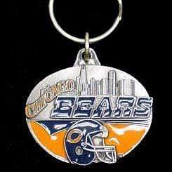 Sports Key Chain NFL - Chicago Bears Oval Carved Metal Key Chain JM Sports-7