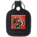Sports Key Chain NFL - Cincinnati Bengals Square Leatherette Key Chain JM Sports-7