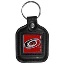 Sports Key Chain NHL - Carolina Hurricanes Square Leatherette Key Chain JM Sports-7