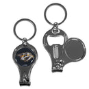 Sports Key Chain NHL - Nashville Predators Nail Care/Bottle Opener Key Chain JM Sports-7