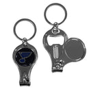 Sports Key Chain NHL - St. Louis Blues Nail Care/Bottle Opener Key Chain JM Sports-7