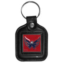 Sports Key Chain NHL - Washington Capitals Square Leatherette Key Chain JM Sports-7