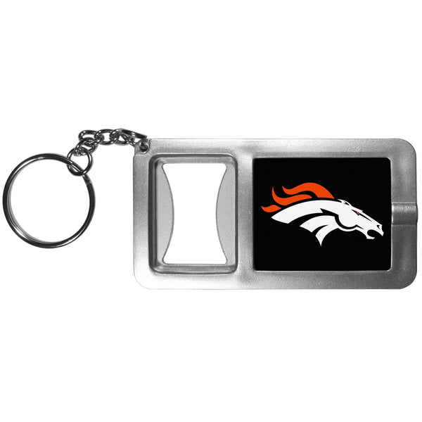 Sports Key Chains NFL - Denver Broncos Flashlight Key Chain with Bottle Opener JM Sports-7