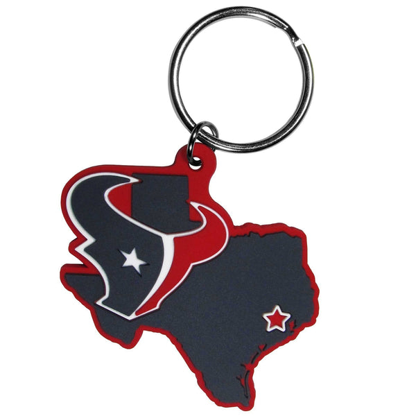 Sports Key Chains NFL - Houston Texans Home State Flexi Key Chain JM Sports-7