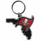 Sports Key Chains NFL - Tampa Bay Buccaneers Home State Flexi Key Chain JM Sports-7