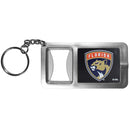 Sports Key Chains NHL - Florida Panthers Flashlight Key Chain with Bottle Opener JM Sports-7