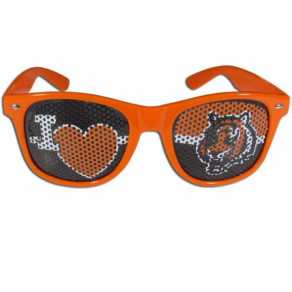 Sports Sunglasses NFL - Cincinnati Bengals I Heart Game Day Shades JM Sports-7