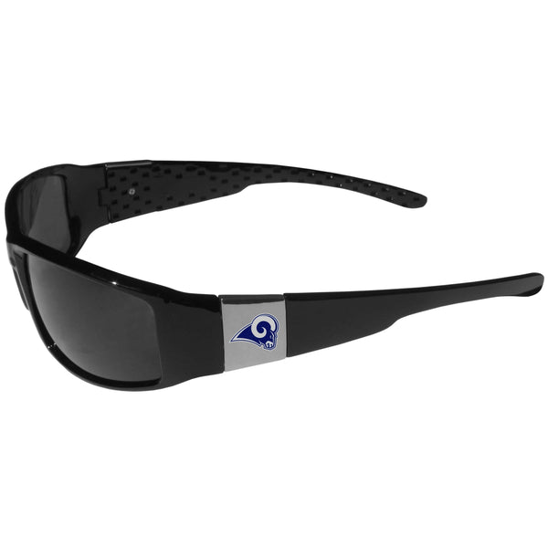 Sports Sunglasses NFL - Los Angeles Rams Chrome Wrap Sunglasses JM Sports-7