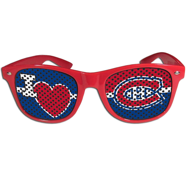 Sports Sunglasses NHL - Montreal Canadiens I Heart Game Day Shades JM Sports-7