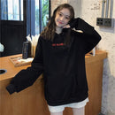 Spring Autumn Women Sweatshirts High Street Harajuku Cute Hoodies Punk Gothic Devil Horn Chic Hooded Pullover Loose Sweat CA6865 JadeMoghul Inc.