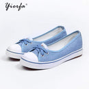 Spring light canvas shoes women shoes slip-on Korean tide students set foot pedal flat shoes AExp