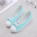 Spring light canvas shoes women shoes slip-on Korean tide students set foot pedal flat shoes AExp