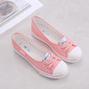 Spring light canvas shoes women shoes slip-on Korean tide students set foot pedal flat shoes AExp