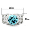 Sterling Silver Engagement Rings SS010 Silver 925 Sterling Silver Ring