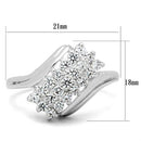 Sterling Silver Engagement Rings SS038 Silver 925 Sterling Silver Ring