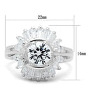 Sterling Silver Engagement Rings SS039 Silver 925 Sterling Silver Ring