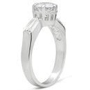 Silver Band Ring SS060 Silver 925 Sterling Silver Ring with AAA Grade CZ