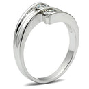 Silver Band Ring SS064 Silver 925 Sterling Silver Ring with AAA Grade CZ