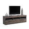Stands Fireplace TV Stand - 59" X 15" X 19" Rustic Oak Mdf Tv Stand HomeRoots