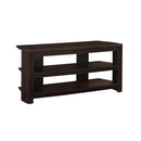 Stands Modern TV Stand - 15'.5" x 42" x 19'.75" Cappuccino, Particle Board, Laminate - TV Stand HomeRoots