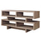 Stands Modern TV Stand - 15'.5" x 47'.25" x 23'.75" Dark Taupe, Particle Board, Hollow-Core - TV Stand HomeRoots