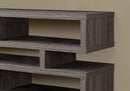 Stands Modern TV Stand - 15'.5" x 47'.25" x 23'.75" Dark Taupe, Particle Board, Hollow-Core - TV Stand HomeRoots