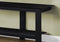 Stands Modern TV Stand - 16'.25" x 60" x 20" Black, Tempered Glass, Metal - TV Stand HomeRoots