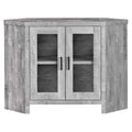 Stands TV Stands For Sale - 42" X 15'.5" X 30" Grey Reclaimed Wood-Look Corner Tv Stand HomeRoots