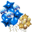 Star And Confetti Foil Balloon Set