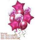 Star And Confetti Foil Balloon Set