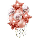 Star And Confetti Foil Balloon Set