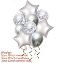 Star And Confetti Foil Balloon Set